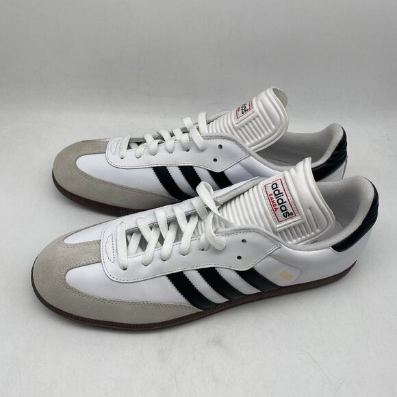 ADIDAS SAMBA CLASSIC WHITE/BLACK/WHITE #772109 - Picture 2 of 6